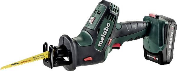 Metabo SSE 18 LTX Compact akumulátorová šavlová pila, vč. 2x aku, vč. příslušenství, 602266500