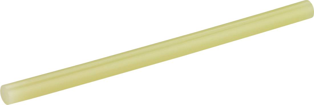 Žlutá válcová tyč nebo hůlka zobrazená diagonálně na bílém pozadí.