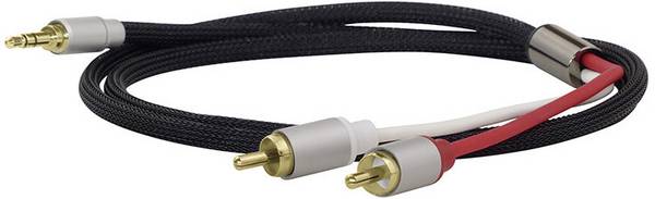 <br>  Dynavox<br>  207385<br>  207385<br>  cinch<br>  audio<br>  adaptér<br>  [1x jack zástrčka 3,5 mm - 2x cinch zástrčka]<br>  černá<br>