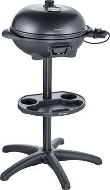 Severin PG 8541 elektrický gril, gril, průměr 410 mm, černá