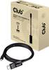 club3D USB-C® / DisplayPort kabelový adaptér USB-C ® zástrčka, Konektor DisplayPort 1.80 m černá CAC-1557 samozhášecí Kabel pro displeje USB-C®