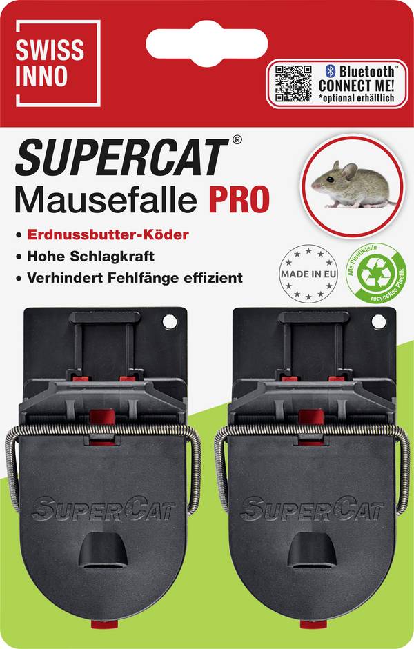 Swissinno SuperCat PRO, 1 160 001K, past na myši 2 ks, funkce: feromon