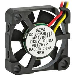 Axiální ventilátor SEPA MF17B05FSE 111111657, 5 V, 15 dB, (d x š x v) 17 x 17 x 4.5 mm