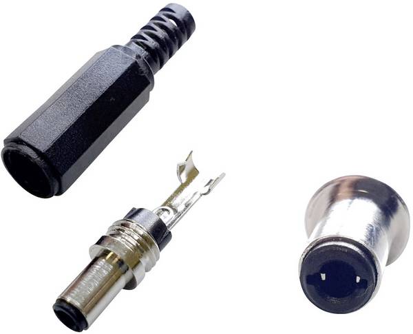 BKL Electronic 075253 nízkonapěťový konektor zástrčka, rovná 5.50 mm  2.10 mm 1 ks