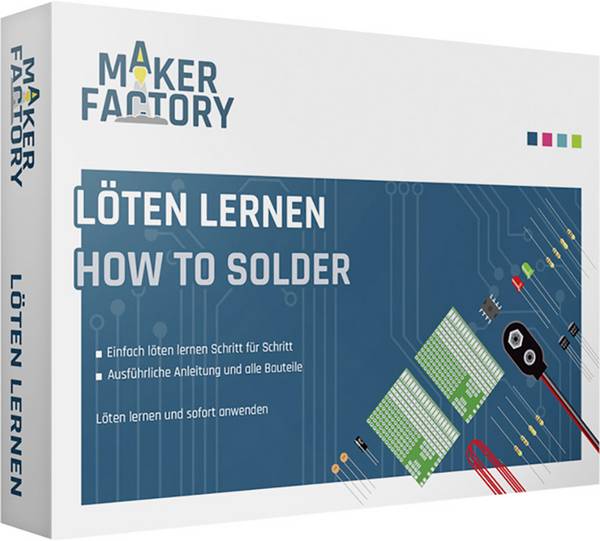 MAKERFACTORY 15055 Löten lernen pájení výuková sada, od 14 let