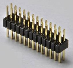 TRU COMPONENTS pinová lišta (standardní) Počet řádků: 2 Počet kontaktů v řadě: 17 TC-2506264 1 ks