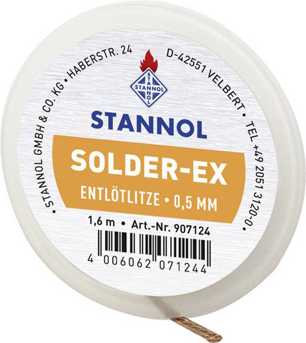 Stannol Solder-Ex odpájecí lanko Délka 1.6 m