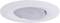 Kulaté, bílé stropní světlo s nastavitelným vestavěným LED reflektorem. Moderní, tenká konstrukce pro nenápadné osvětlení.