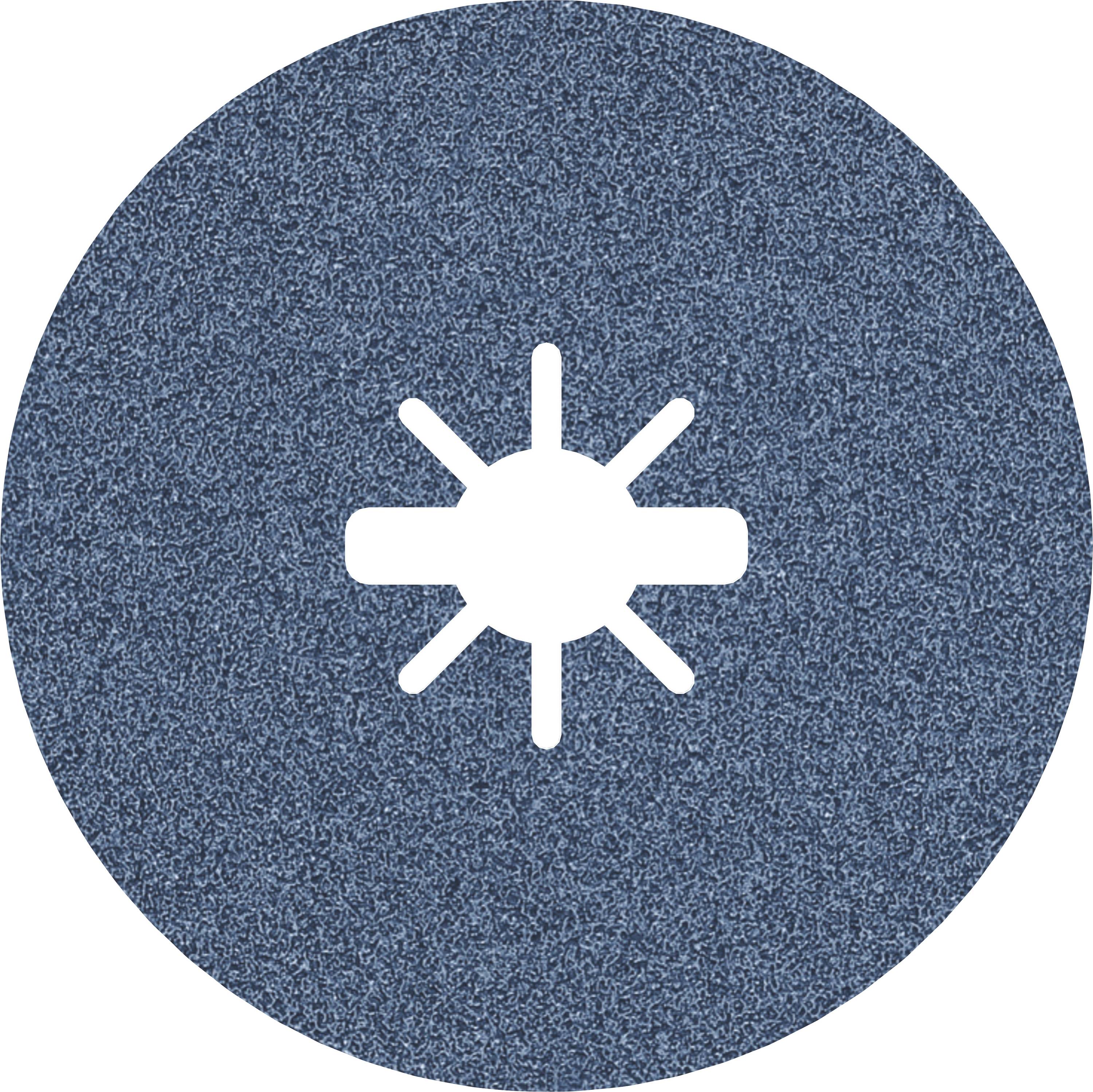 Bosch Accessories 2608619162 vláknitý kotouč Průměr 125 mm Zrnitost=80 1 ks