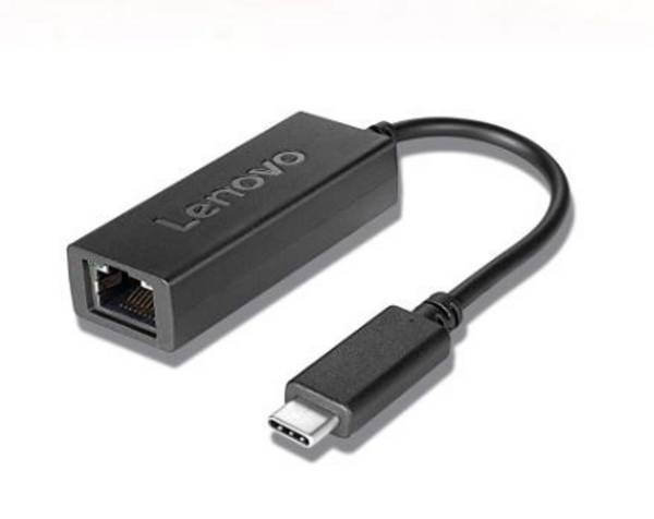 Lenovo USB-C®, síťový adaptér [1x USB-C® zástrčka - 1x RJ45 zásuvka] Lenovo USB-C to Ethernet Adapter - Netzwerkadapter