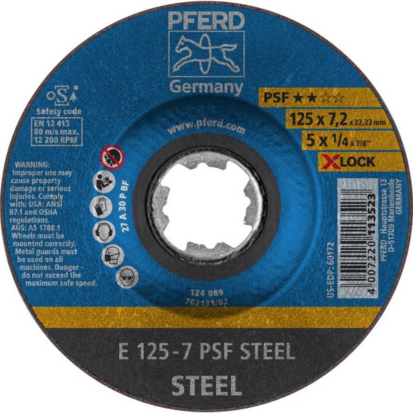 PFERD TOOLS 62011125  brusný kotouč lomený Průměr 125 mm   10 ks