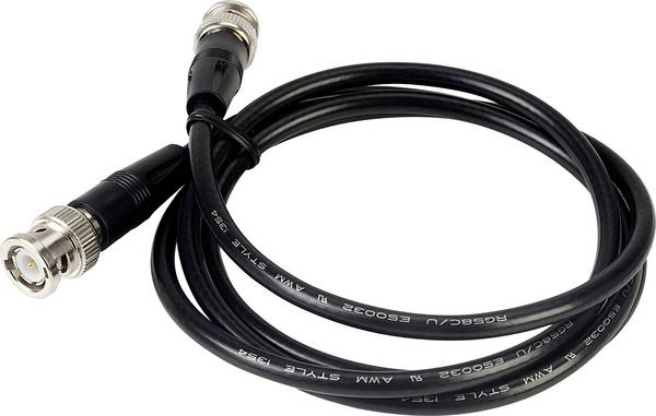 TRU COMPONENTS 16-0330 BNC měřicí kabel  1.00 m černá