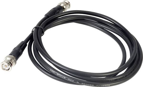 TRU COMPONENTS 16-0340 BNC měřicí kabel  2.00 m černá