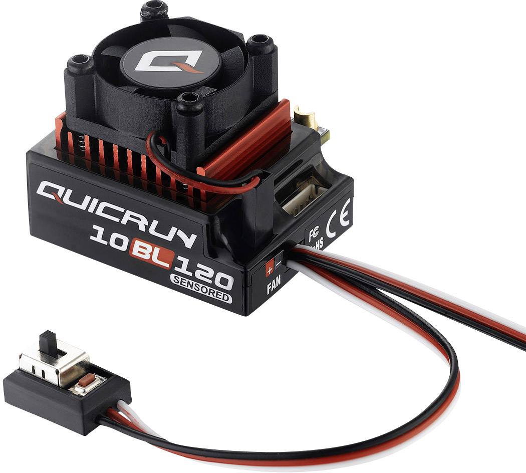 Hobbywing QuicRun 10BL120 120A auto Brushless Zatížitelnost (max. A): 760 A