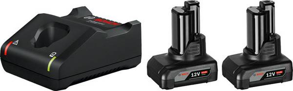 Bosch Professional 1600A01B20 GAL 12V-40 +2x GBA 6.0Ah akumulátor do nářadí a nabíječka  12 V 6 Ah Li-Ion