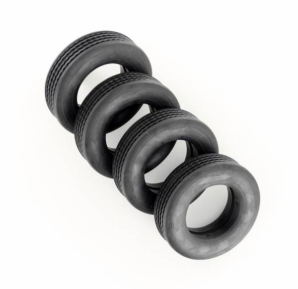 Veroma 1:16 trajler pneumatiky  plnogumové  14 mm    4 ks