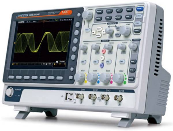 GW Instek GDS-2202E digitální osciloskop Kalibrováno dle (DAkkS), 200 MHz, 2kanálový, 1 GSa/s, 8 Bit, 1 ks, 01DS222E00GT
