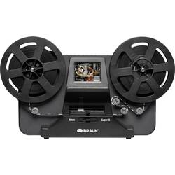 Filmový skener pro film Super 8, normální svitkové filmy 8, TV výstup, se zásuvkou pro paměťová média, displej, digitalizace bez PC, Braun Germany NovoScan Super 8 - Normal 8, N/A
