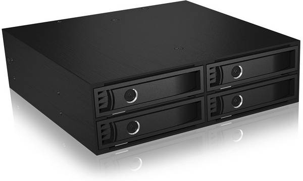 ICY BOX CY BOX IB-2242SSK Back Plane für 4x 2,5" SATA/SAS Festplatten/SSDs in 1x 5,25" S rámeček na 2,5" pevný disk