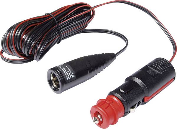 ProCar prodlužovací kabel Proudová zatížitelnost (max.)=8 A  prodlužovací kabel 12 V, 24 V