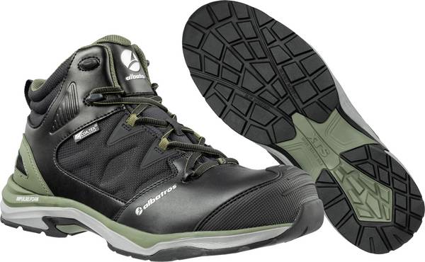 Albatros ULTRATRAIL OLIVE CTX MID 636220-41 ESD bezpečnostní obuv S3, velikost (EU) 41, černá, olivová, 1 ks