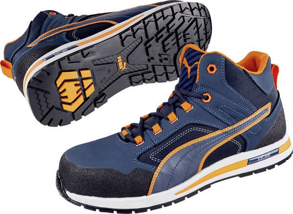 PUMA Crosstwist Mid 633140-44 bezpečnostní obuv S3 Velikost bot (EU): 44 modrá, oranžová 1 ks