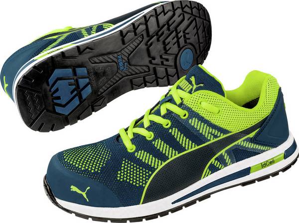 PUMA Elevate Knit Green Low 643170-43  bezpečnostní obuv S1P, velikost (EU) 43, zelená, žlutá, 1 ks