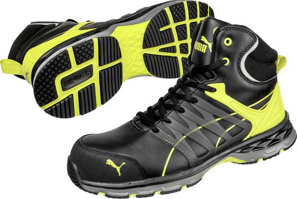 PUMA VELOCITY 2.0 YELLOW MID 633880-45 ESD bezpečnostní obuv S3, velikost (EU) 45, černá, žlutá, 1 ks