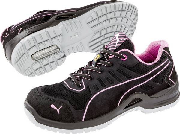 PUMA Fuse TC Pink Wns Low 644110-40 ESD bezpečnostní obuv S1P, velikost (EU) 40, černá, růžová, 1 ks