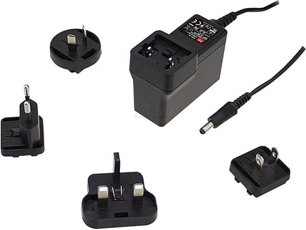 MEAN WELL GEM60I12-P1J zásuvkový napájecí adaptér, stálé napětí, energeticky úsporná zástrčka, 12 V/DC, 4.5 A, 54 W