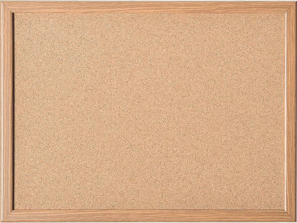 magnetoplan 121922 korková nástěnka s připínáčky hnědá korek 600 mm x 400 mm