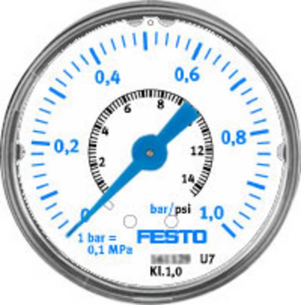 FESTO manometr 161126 MAP-40-1-1/8-EN  0 do 1 bar  1 ks