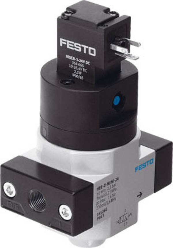 FESTO spínací ventil 165068 HEE-1/8-D-MINI-24 24 V/DC   1 ks