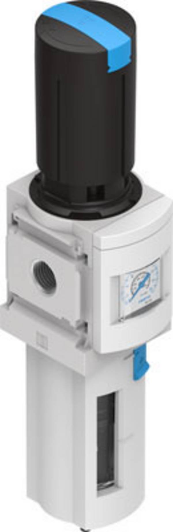 FESTO regulační ventil filtru 529187 MS6-LFR-1/2-D7-CRV-AS-Z  Materiál pouzdra litý hliník Těsnicí materiál NBR 1 ks