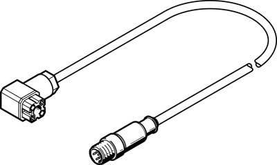 FESTO NEBC-P1W4-K-0.3-N-M12G5 připojovací kabel pro senzory - aktory, 549293, piny: 5, 30.00 cm, 1 ks
