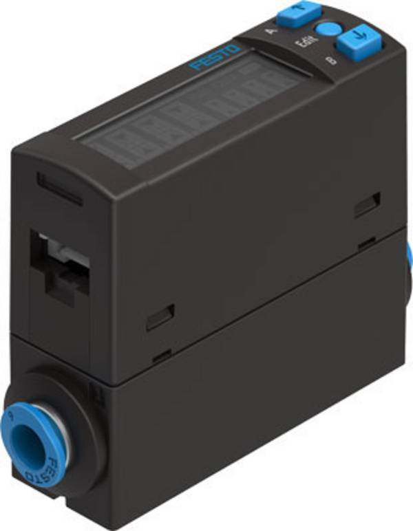 FESTO SFAH-5U-Q6S-PNLK-PNVBA-L1, 8058467 senzor průtoku, 22 - 26 V/DC, 1 ks