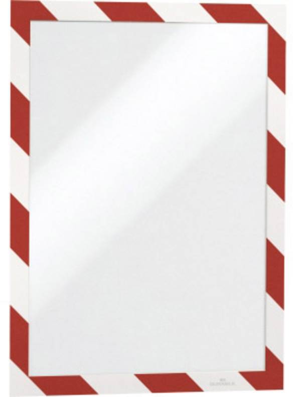 Durable 4944132 DURAFRAME SECURITY A4 - 4944 magnetický rám  DIN A4 červená, bílá (š x v) 238 mm x 324 mm 2 ks
