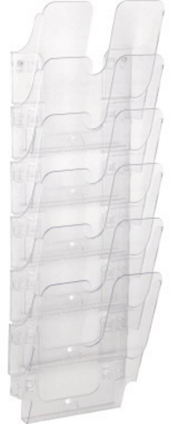 Durable FLEXIPLUS 6 A4 1700008401 držák prospektů  transparentní DIN A4 Počet přihrádek 6 1 ks (d x š x v) 247 x 247 x 1080 mm