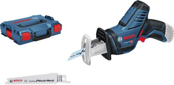Bosch Professional Akku-Säbelsäge GSA 12V-14 solo, o.Akku o.LG, L-BOXX akumulátorová šavlová pila, bez akumulátoru, 12 V, 060164L905