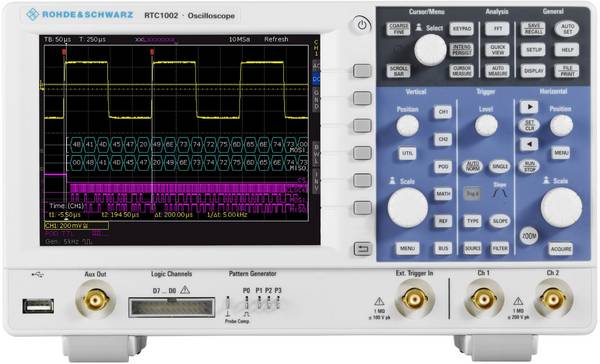 Rohde & Schwarz RTC1K-52 digitální osciloskop 50 MHz, 2 GSa/s, 2 Mpts, 8 Bit, 1 ks, 1335.7500P02
