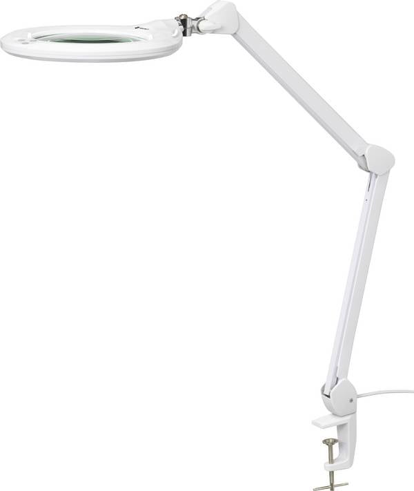 TOOLCRAFT TO-7427319 Lupa s LED osvětlením, se svorkou, 1160 lm, 178 mm (7") zvětšení=1.75 x 17.8 cm Třída energetické účinnosti 2021 F (A - G)