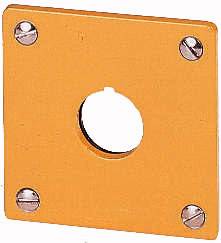 Eaton M22-EY1 216542 vestavný rámeček 1 instalační pozice (Ø x v) 22 mm x 72 mm nouzové STOP žlutá 1 ks Piece