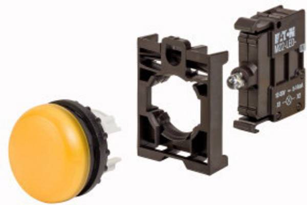 Eaton M22-L-Y-LED-BVP světelný hlásič   plochý žlutá  1 ks Piece