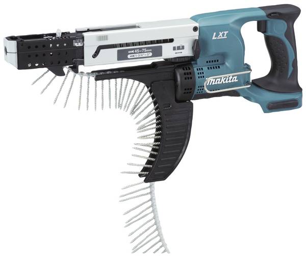 Makita DFR750Z aku šroubovák se zásobníkem, 18 V Li-Ion bez akumulátoru, bez nabíječky, DFR750Z