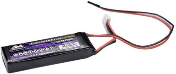 ArrowMax AM-700996 akupack Li-Pol (modelářství), 7.4 V, 1400 mAh, články 2, Softcase, JR