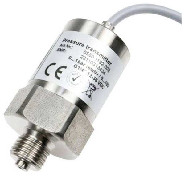 B + B Thermo-Technik  tlakový snímač  1 ks  0550 1192-007  0 bar do 10 bar  kabel    (Ø x d) 27 mm x 53 mm