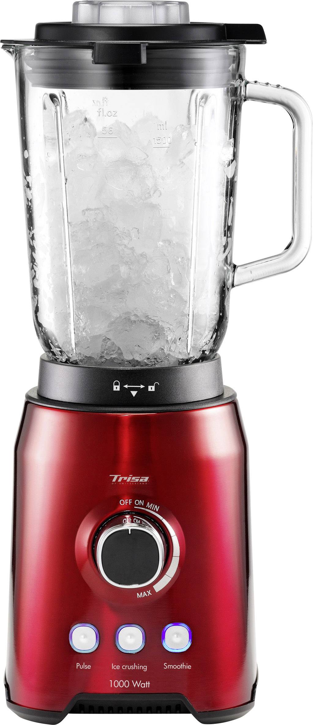 Trisa Master Mix stolní mixér 1000 W červená (metalíza), černá Conrad.cz