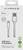 Nabíjecí kabel pro iPhone zobrazený v obalu. USB konektor, kompatibilní s iPod, iPhone a iPad. Vhodný pro synchronizaci a nabíjení.