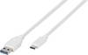 Vivanco USB kabel USB 3.2 Gen1 USB-A zástrčka, USB-C ® zástrčka 1.00 m bílá Univerzální 37560