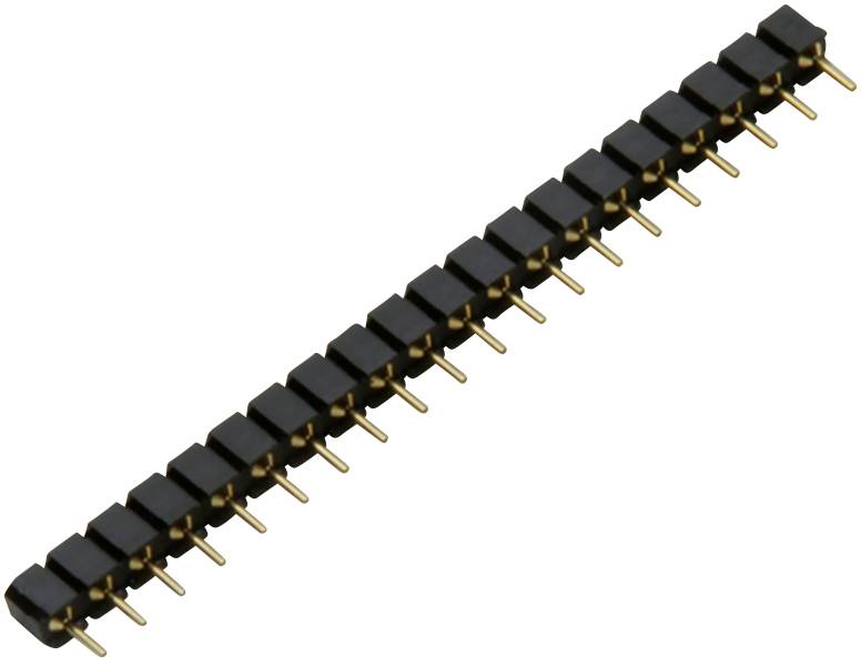 TRU COMPONENTS precizní dutinková lišta Počet řádků: 1 Počet kontaktů v řadě: 2 TC-2506403 1 ks